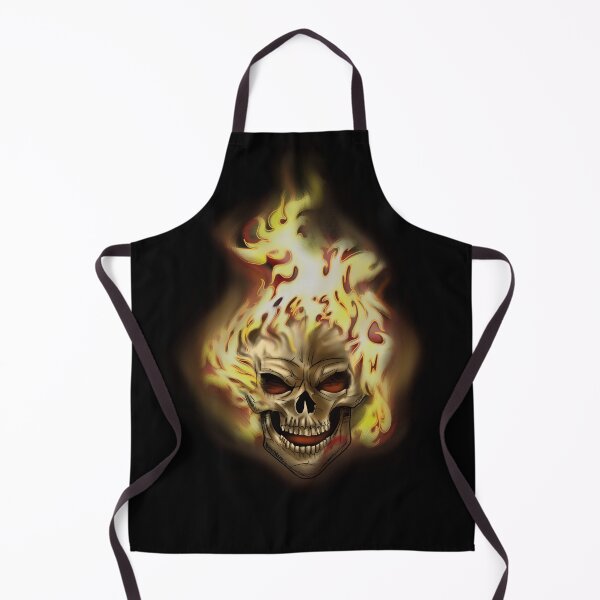 Item preview, Flaming skull  designed and sold by cfurguson.