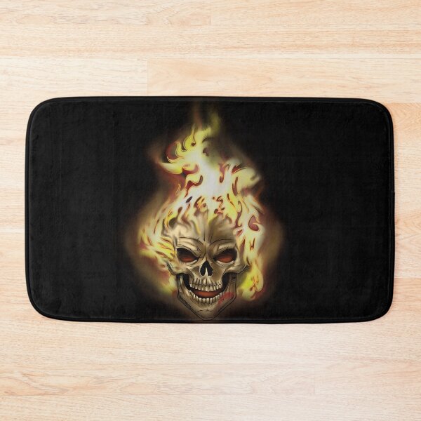 Item preview, Flaming skull  designed and sold by cfurguson.