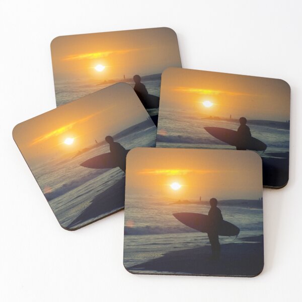 Item preview, Surfer and Sunset on the Beach designed and sold by CoolCarVideos.