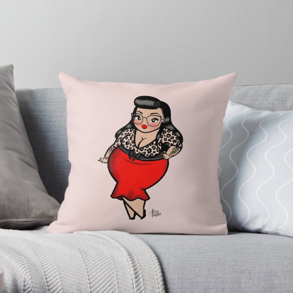 Karla 2 - Sexyfation Throw Pillow