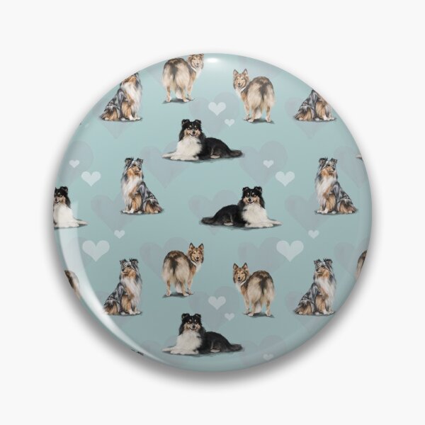 Item preview, The Shetland Sheepdog Sheltie in Blue designed and sold by Elspeth Rose Design.