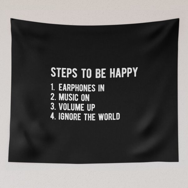 Item preview, Steps To Be Happy Introvert designed and sold by MariosNydras.
