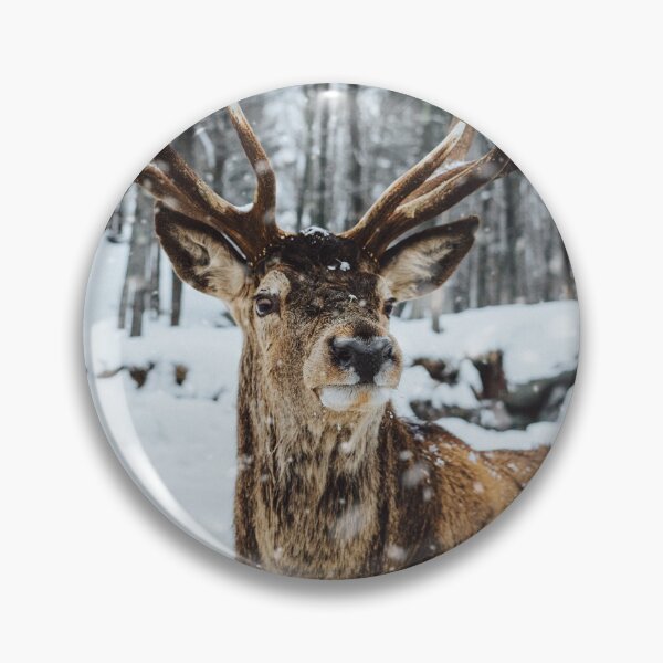 Item preview, Deer in the snow designed and sold by OrionPhotograph.