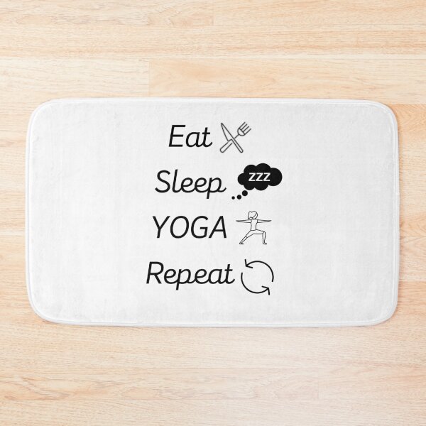 Item preview, Eat Sleep YOGA Repeat designed and sold by dabluelady.