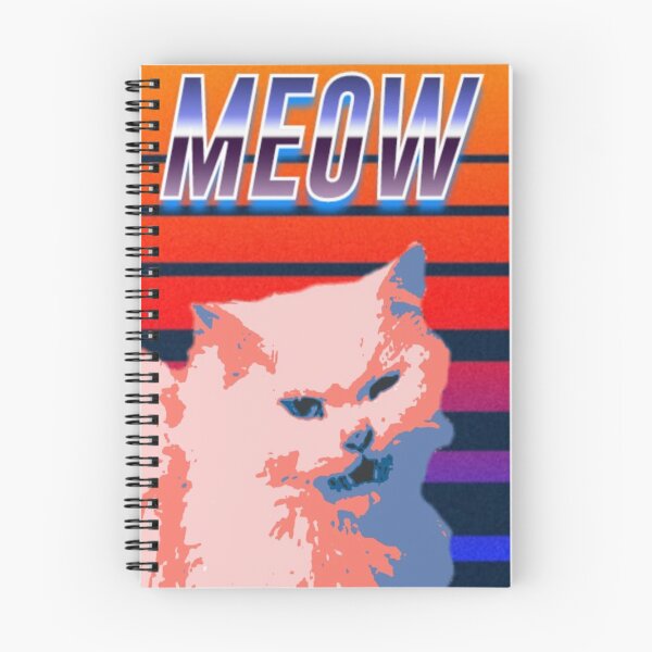 Artikelvorschau, Katze Retrowave 80er Jahre entworfen und verkauft von Cyberomiz.