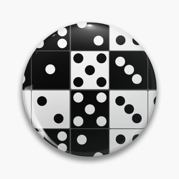 Item preview, 65 MCMLXV Black and White Dominoes Pattern designed and sold by 65 MCMLXV.