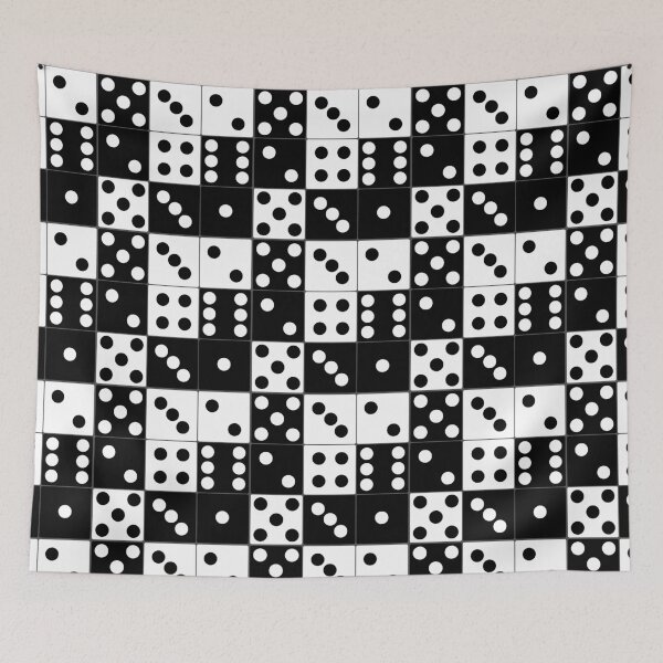 Item preview, 65 MCMLXV Black and White Dominoes Pattern designed and sold by 65 MCMLXV.
