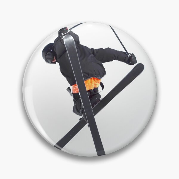 Item preview, Freeride skier performing a double X designed and sold by neil harrison.