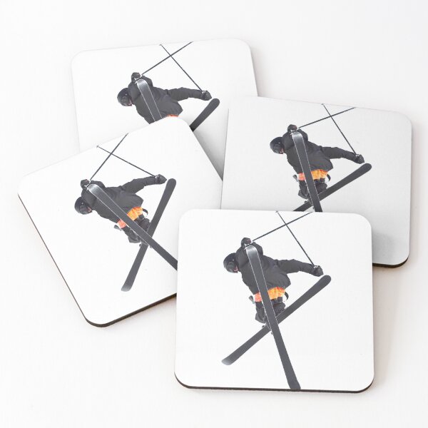 Item preview, Freeride skier performing a double X designed and sold by neil harrison.