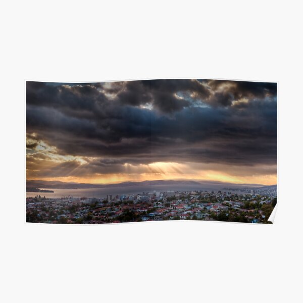 Sunrise from Mount Staurt Poster