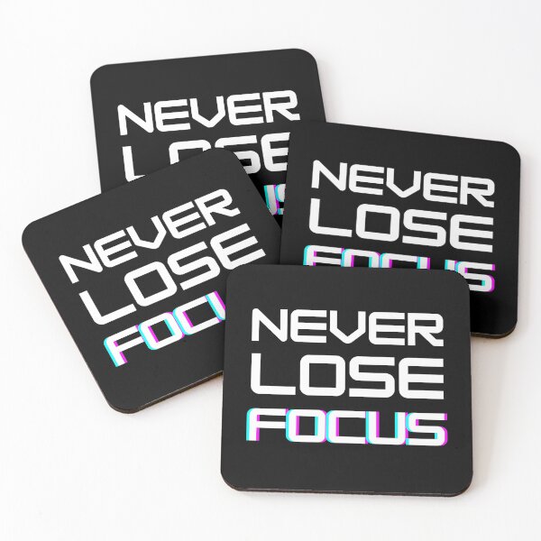 Item preview, Never Lose Focus Motivational Print designed and sold by Ensjodesigns.