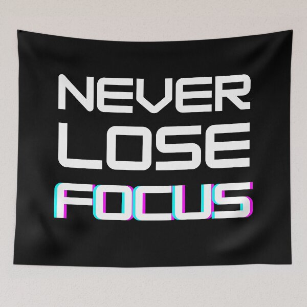 Item preview, Never Lose Focus Motivational Print designed and sold by Ensjodesigns.