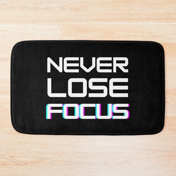 Item preview, Never Lose Focus Motivational Print designed and sold by Ensjodesigns.