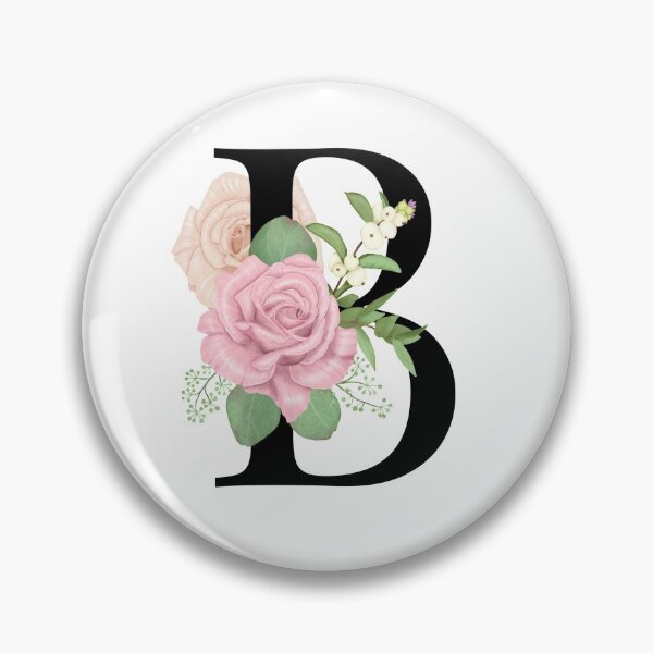 Item preview, Floral B Monogram designed and sold by starrylite.