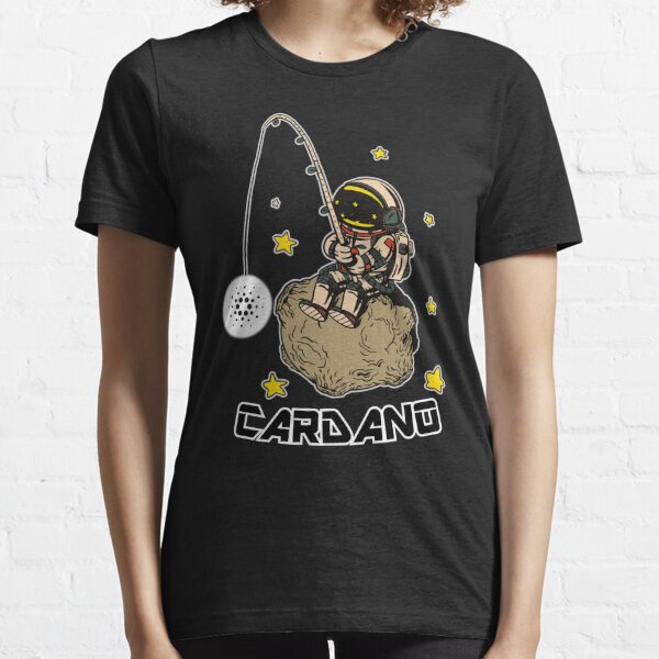 Astronaut Fishing for Cardano ADA Essential T-Shirt