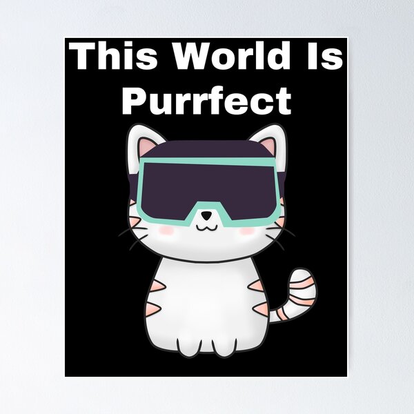 Item preview, Cat Gamer VR Virtual Reality designed and sold by BellaVille.