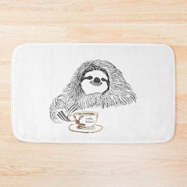 Item preview, Funny Sloth likes Coffee break, Coffee time, Lazy Sloth Lover designed and sold by JeffPark.