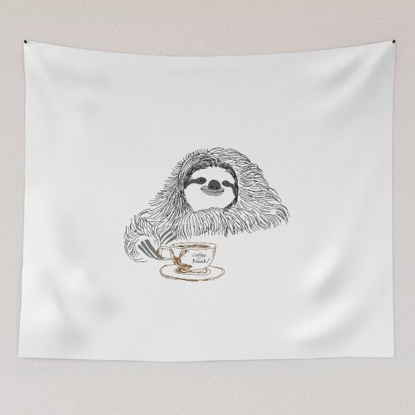 Item preview, Funny Sloth likes Coffee break, Coffee time, Lazy Sloth Lover designed and sold by JeffPark.