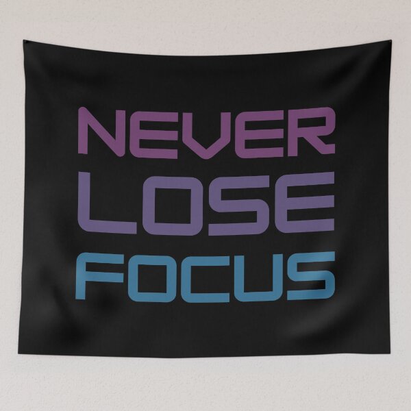 Item preview, Never Lose Focus Motivational Print Color designed and sold by Ensjodesigns.