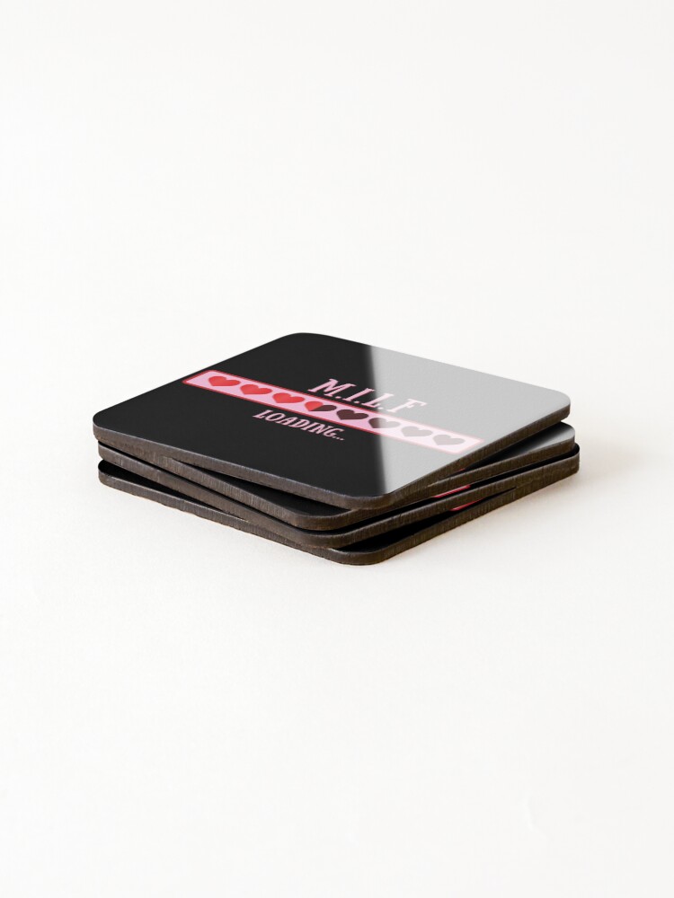 Thumbnail 4 of 5, Coasters (Set of 4), Milf Loading designed and sold by RetroOG.