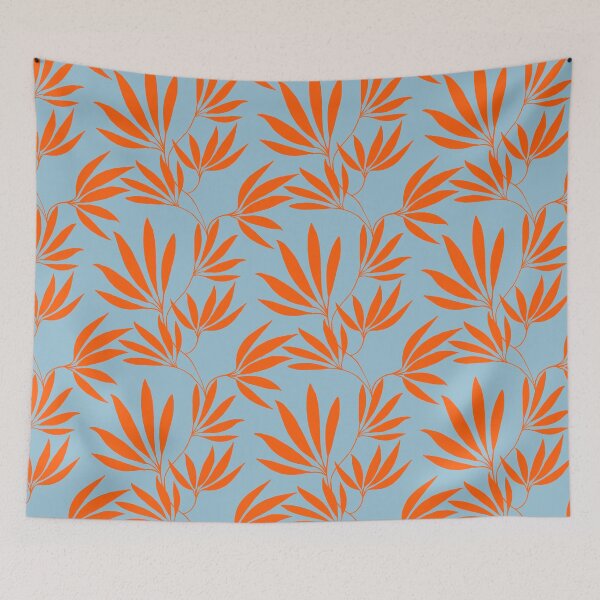 Item preview, Long leaves in electric tangerine  designed and sold by shushunya13.