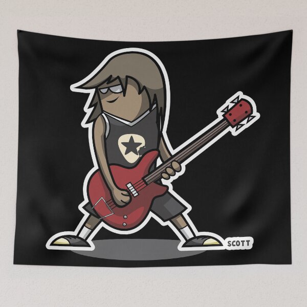 Item preview, Bass Player designed and sold by VITROLA CARTOON Studio.