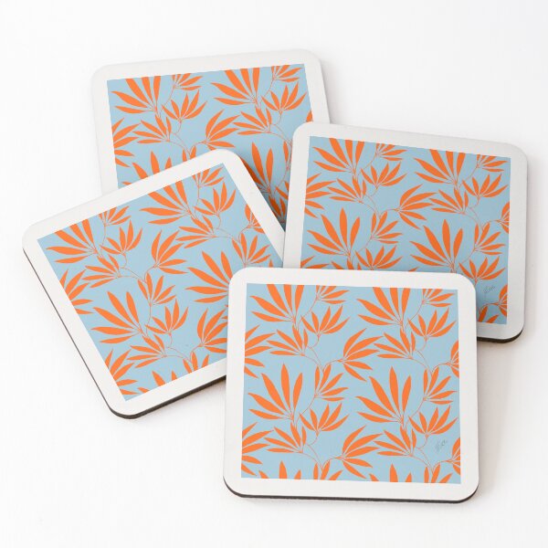Item preview, Long leaves in electric tangerine  designed and sold by shushunya13.