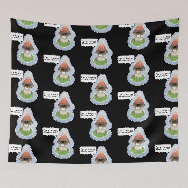 Item preview, Happy mushroom designed and sold by Mahkor.