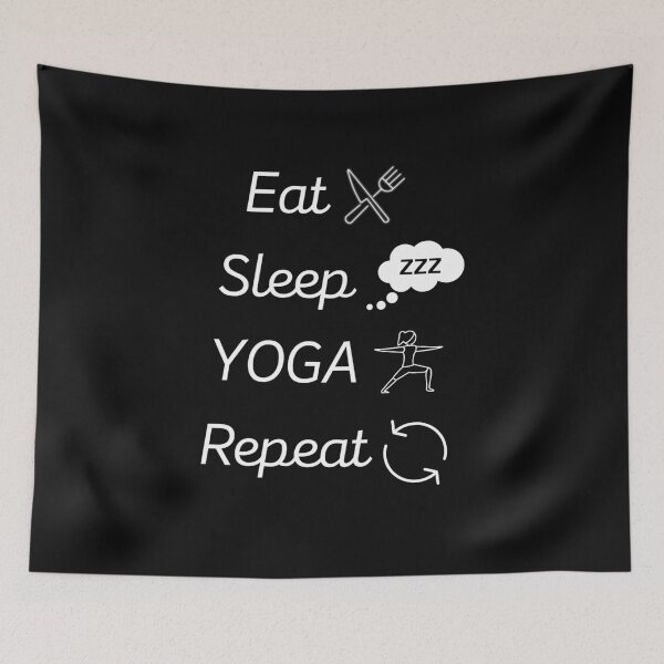 Item preview, Eat Sleep YOGA Repeat designed and sold by dabluelady.