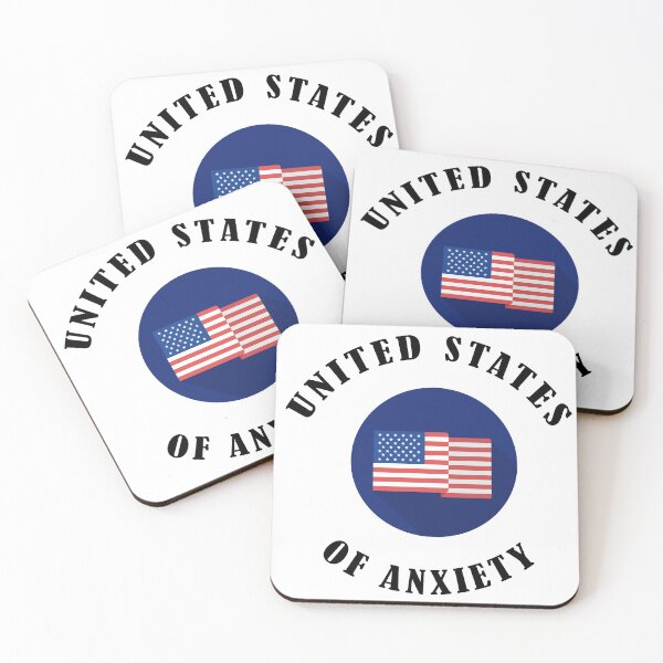 Item preview, United States of Anxiety designed and sold by BiancaEm.
