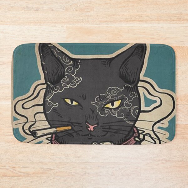 Item preview, Black Cat Smoke Dont Tell Me Tattos designed and sold by agiet racx.