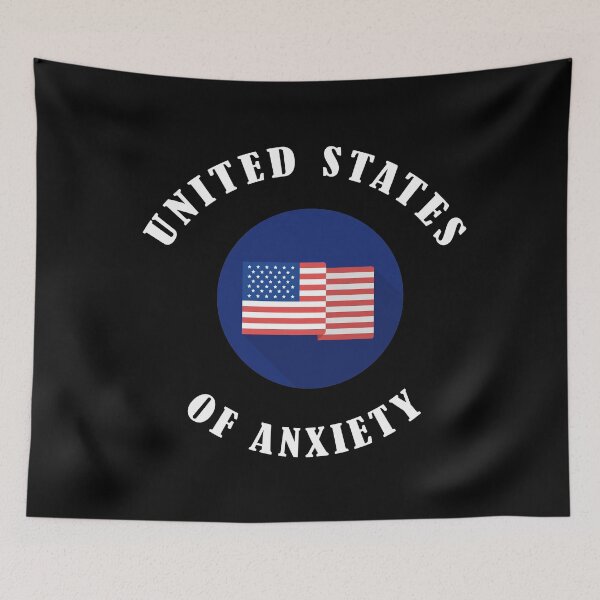 Item preview, United States of Anxiety designed and sold by BiancaEm.