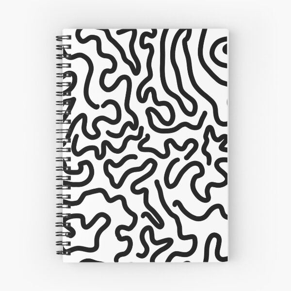 Item preview, Black abstract line pattern designed and sold by cimong.