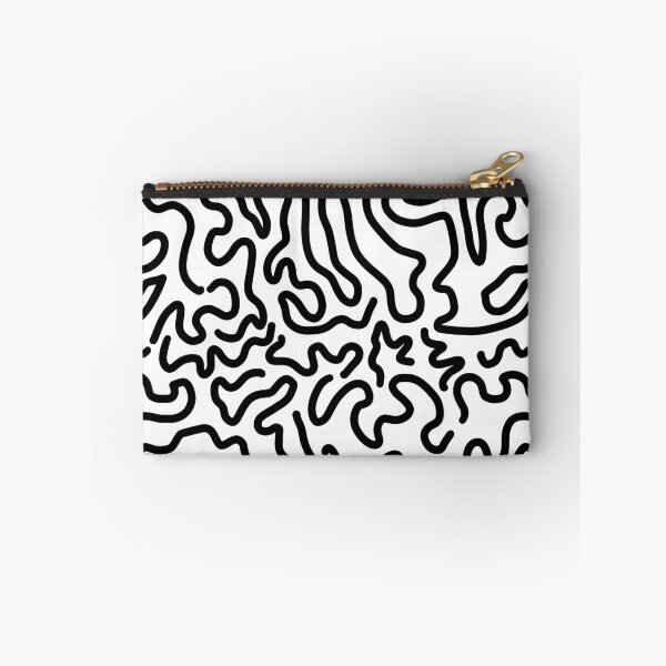 Item preview, Black abstract line pattern designed and sold by cimong.