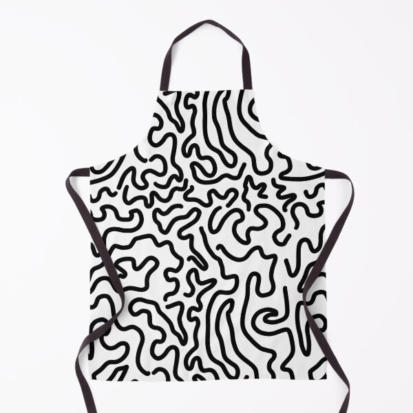 Item preview, Black abstract line pattern designed and sold by cimong.