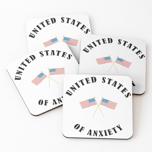 Item preview, United States of Anxiety designed and sold by BiancaEm.