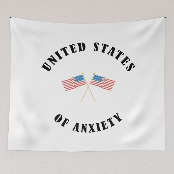 Item preview, United States of Anxiety designed and sold by BiancaEm.