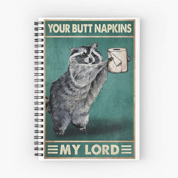 Item preview, Your Butt Napkins My Lord Raccoon Tissue designed and sold by agiet racx.