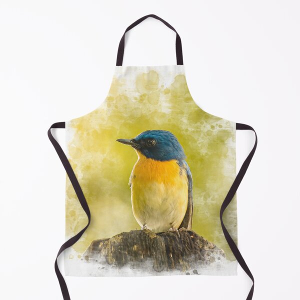 Item preview, Digital art of a Tickle's blue flycatcher   designed and sold by Soban Raj.