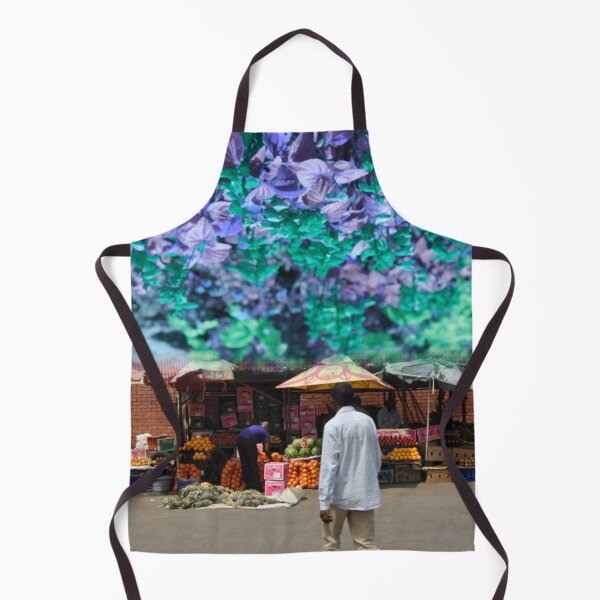 Item preview, Blantyre market flowered blue designed and sold by Weather gifts .