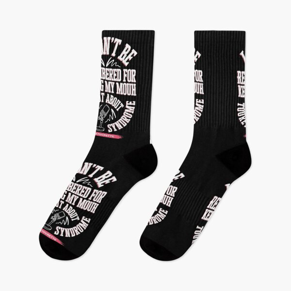 Item preview, I Won’t Be Remembered For Keeping My Mouth Shut About Tourette Syndrome, Tourette’s Awareness designed and sold by MJDezigns.