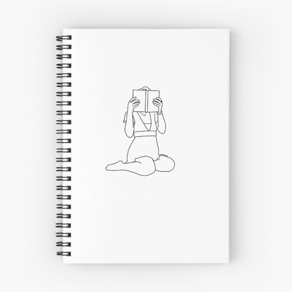 Item preview, Woman reading a book designed and sold by beckahbrooks.