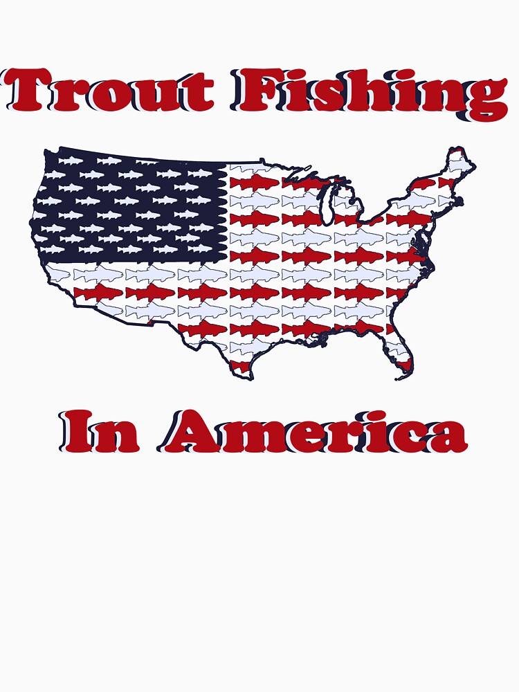 Trout Fishing in America | Active T-Shirt