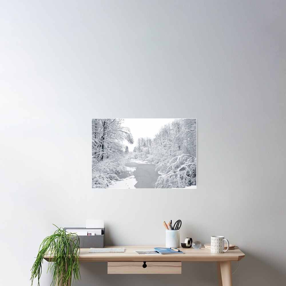 Magic white world Poster