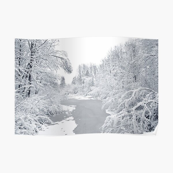 Magic white world Poster