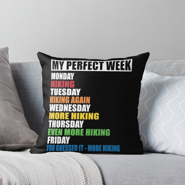 Item preview, My Perfect Week - Hiking designed and sold by MoonsmileProd.