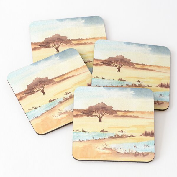 Item preview, Dessert Landscape watercolor. designed and sold by LiliyaSavelieva.