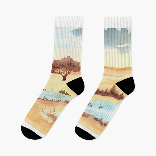 Item preview, Dessert Landscape watercolor. designed and sold by LiliyaSavelieva.