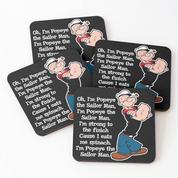 Item preview, Popeye The Sailor Man Song designed and sold by Alema Art.