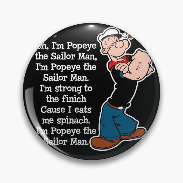 Item preview, Popeye The Sailor Man Song designed and sold by Alema Art.